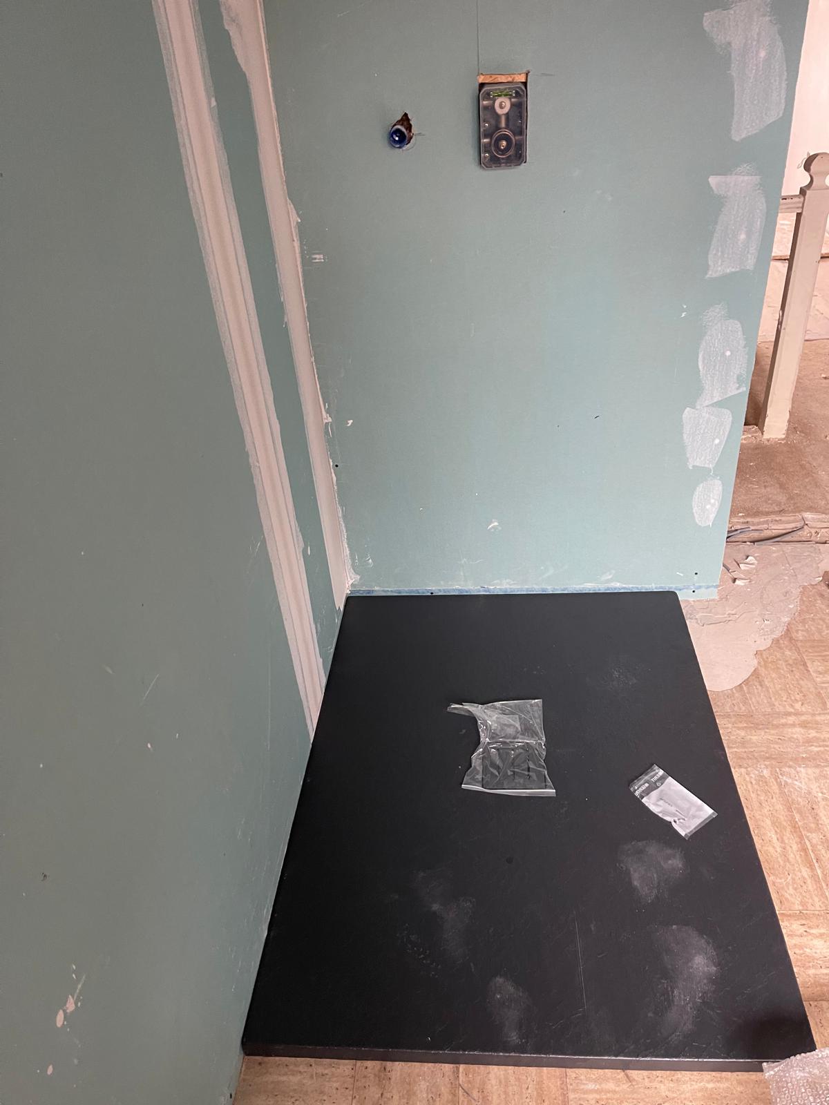 Douchebak installatie badkamer renovatie - loodgieter Sint-Niklaas